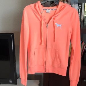 PINK orange jacket